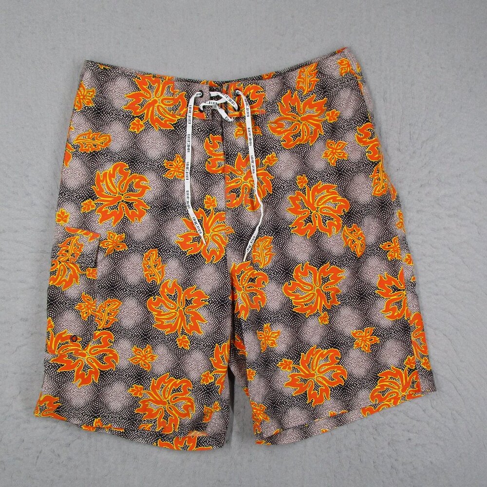 Vintage Gotcha Board Shorts Mens 32 Multicolored Floral Swim Surf Resort Y2K
